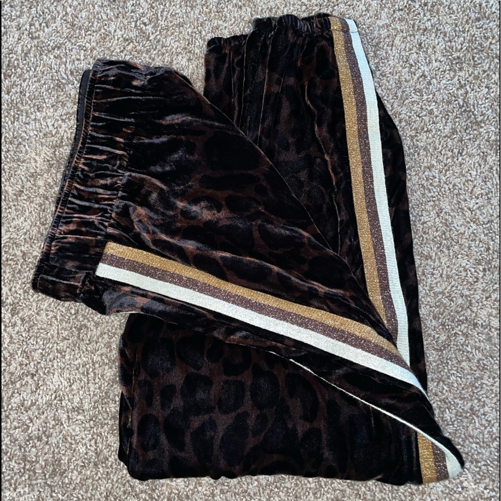 Johnny Was Silk Joggers LARGE